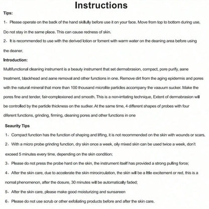 5 Suction Power Blackhead Remover Pore Vacuum,Women Blackhead Remover Pore Vacuum,Facialporecleaner Kit for Adult Extractortool